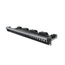 LEDWPPDW-001-0 - PATCH PANEL DESCARREGADO 24 PORTAS 19 POL/1U (BLINDADO) - DATAWAVE READY - 35050000 - LIGHTERA