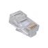 LEMLRJ5E-001-7 - CONECTOR RJ45 MACHO CAT.5E PARA CABO S�LIDO E FLEXIVEL (ANTIGO 22200420) - 35050206 - LIGHTERA