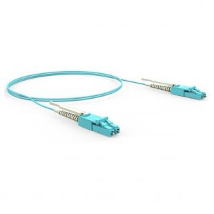 LETLCDO4-009-0 - CORDAO OPT. CON. MULTIMODO OM4 (50/125) 2F DUPLEX LC-UPC/LC-UPC 5,0M LSZH ACQUA (A-B) - 35200920 - LIGHTERA