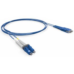 LETLCDA2-042-0 - CORDAO OPT. CON. MONOMODO (9/125) G657A2 2F DUPLEX SC-UPC/SC-UPC 1,5M LSZH AZUL - 33004453 - LIGHTERA