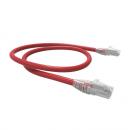 LEGGPC06-015-0 - PATCH CORD GIGALAN GREEN CAT.6 U/UTP 1,0M VERMELHO LSZH - 35123231 - LIGHTERA