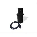 QTLPMP1T-002-0 - 149004 EXT MINI TOTEM POP10 1NBR+ 2USB- MAX 2200W- PRETO - QM52300.00 - QTMOV