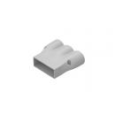 DTSTAEAL-001-0 - ADAPTADOR ELETRODUTO AL INJETADO 2 X 1 PRF 45 BRANCO - DT-47840.00 - DUTOTEC