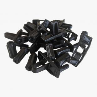 RSFDNYP5-001-0 - KIT FIXADORES EM NYLON TOOL LESS DUAL PARA RACK 19" 20KG (PCT 50) - RSLDUO-1RUB50-S2 - RACK STUDS