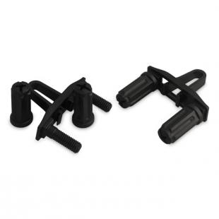 RSFDNYP5-001-0 - KIT FIXADORES EM NYLON TOOL LESS DUAL PARA RACK 19" 20KG (PCT 50) - RSLDUO-1RUB50-S2 - RACK STUDS