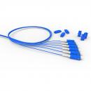 LETLPIEO-027-0 - PIGTAIL (EXTENSAO OPTICA CONEC.) SM 2F LC-APC COM ADAPTADOR 1,5M  LSZH BRANCO D0.9 - 35260976 - LIGHTERA