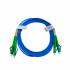 LETLCDA2-011-0 - CORDAO DUPLEX CONECTORIZADO SM BLI G-657A2 LC-APC/LC-APC 2.5M - LSZH - AZUL - 33004463 - LIGHTERA