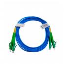 LETLCDA2-011-0 - CORDAO DUPLEX CONECTORIZADO SM BLI G-657A2 LC-APC/LC-APC 2.5M - LSZH - AZUL - 33004463 - LIGHTERA