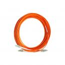 LETLCDO1-018-0 - CORDAO OPT. CON. MULTIMODO OM1 (62,5/125) 2F DUPLEX LC-UPC/LC-UPC 5,0M LSZH LARANJA (A-B) - 33003718 - LIGHTERA