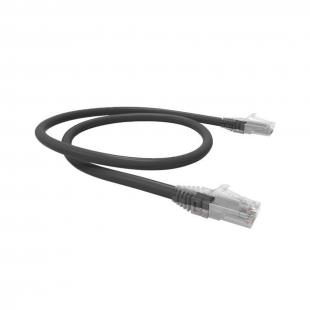 LEGGPC06-005-0 - PATCH CORD U/UTP GIGALAN GREEN CAT.6 - LSZH - T568A/B - 0.15M - PRETO - 35120095 - LIGHTERA