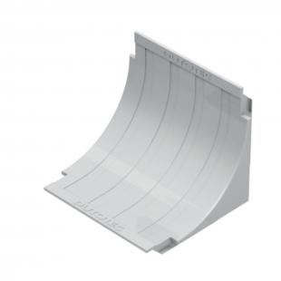 DTSTCVV9-013-0 - CURVA VERTICAL 90 INT 25-45MM AL R30 PLANA R BRANCO - DT-38041.30 - DUTOTEC