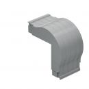 DTSTCVV9-021-0 - CURVA VERTICAL 90 EXT 25MM AL R30 PLANA L BRANCO - DT-38240.30 - DUTOTEC