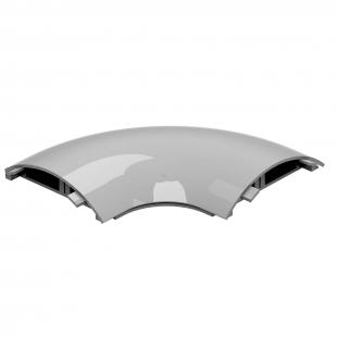 DTSLCVSL-001-0 - CURVA SLIM HORIZONTAL 90 BRANCO - DS-19240 - DUTOTEC