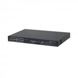 DHNWSGPG-004-0 - SWITCH L2 16P FAST POE 240W E 4P COMBO RJ-45/SFP V3 - PFS4218-16ET-240-V3 - DAHUA