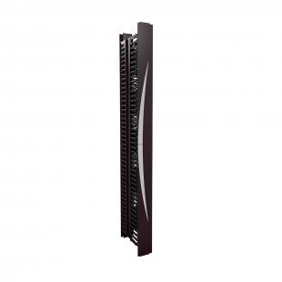 LEFARAG2-003-0 - GUIA VERTICAL 200MM PORTA UNICA PARA RACK ABERTO 45U ITMAX - PRETO - 35150106 - LIGHTERA