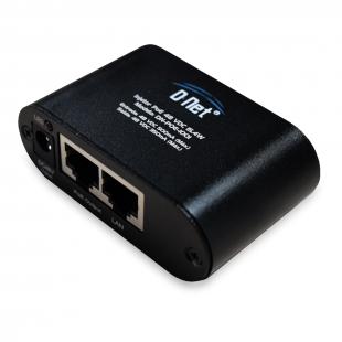 DNIJINTA-001-0 - INJETOR POE INDOOR 15W 100MB - DN-POE-1001-15.4W - D-NET