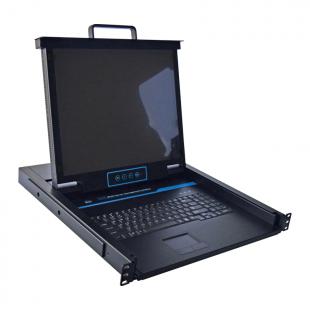 DNKVGVTA-001-0 - KVM GAVETA 17" VGA 1 PORTA 1 USB - DN-KVM-1000. - D-NET