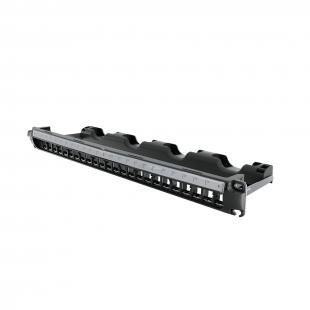 LEFAPPDB-006-0 - PATCH PANEL DESCARREGADO BLINDADO  19 POL/1U  24 PORTAS RETO - 35050168 - LIGHTERA