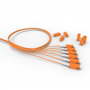 LETLPIEO-004-0 - EXTENSAO MONOFIBRA CONECTORIZADA MM (62.5) SC-UPC 1.5m COM ADAPTADOR - LSZH - LARANJA - D2 (2 PCS) - 35260961 - LIGHTERA