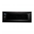 DNMTMRMA-005-0 - MINI RACK 19POL MONOBLOCO PORTA ACRILICO 5U 550 X 470 PRETO S/ GUIAS - DN-4447 - D-NET