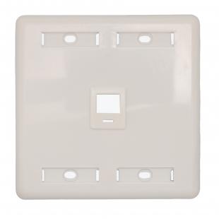 DNCNEP44-008-0 - ESPELHO PLASTICO 4X4 C/ 1 COLAR EM ABS BRANCO - DN-6000900055 - D-NET