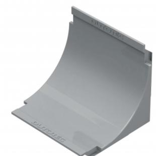 DTSTCVV9-011-0 - CURVA VERTICAL 90 INT 25-45MM AL R30 PLANA L BRANCO - DT-38040.30 - DUTOTEC