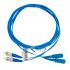 LETLCDA2-050-0 - CORDAO OPT. CON. MONOMODO (9/125) G657A2 2F DUPLEX ST-UPC/SC-UPC 2,5M LSZH AZUL - 33004472 - LIGHTERA
