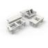 LEFATACG-010-0 - TAMPA CEGA  MODULO ADAPTADOR PLASTICO BEGE - 35060036 - LIGHTERA