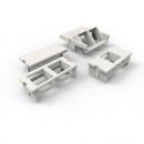 LEFATACG-010-0 - TAMPA CEGA  MODULO ADAPTADOR PLASTICO BEGE - 35060036 - LIGHTERA