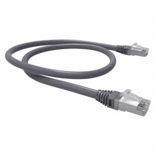 LEGGPC6A-014-0 - PATCH CORD GIGALAN GREEN CAT.6A F/UTP (BLINDADO) 2,0M CINZA LSZH - 35085441 - LIGHTERA