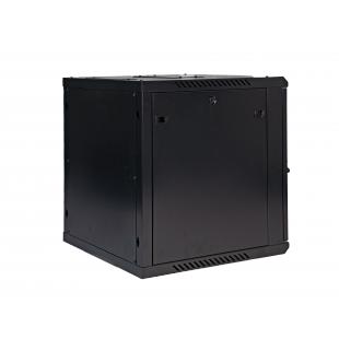 DNMTMRDV-003-0 - MINI RACK 19POL DESMONTAVEL PORTA VIDRO 9U 600 X 600 PRETO S/ GUIAS - DN-MRDV-9-60.59PT - D-NET