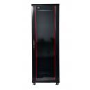 DNMTRSDV-005-0 - RACK SERVIDOR 19POL DESMONTAVEL PORTA VIDRO 36U 600 X 600 PRETO S/ GUIAS - DN-RSDV-36-60.60PT - D-NET