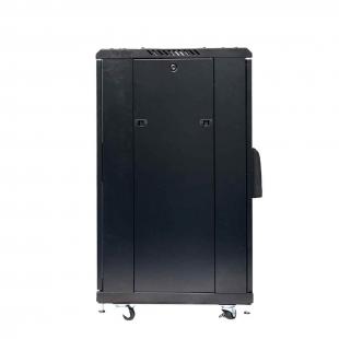 DNMTRSDV-003-0 - RACK SERVIDOR 19POL DESMONTAVEL PORTA VIDRO 28U 600 X 600 PRETO S/ GUIAS - DN-RSDV-28-60.60PT - D-NET
