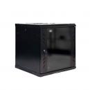 DNMTMRDV-004-0 - MINI RACK 19POL DESMONTAVEL PORTA VIDRO 9U 600 X 600 CINZA S/ GUIAS - DN-MRDV-9-60.59CZ - D-NET