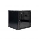 DNMTMRDV-006-0 - MINI RACK 19POL DESMONTAVEL PORTA VIDRO 12U 600 X 600 CINZA S/ GUIAS - DN-MRDV-12-60.59CZ - D-NET