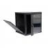 DNMTMRDV-006-0 - MINI RACK 19POL DESMONTAVEL PORTA VIDRO 12U 600 X 600 CINZA S/ GUIAS - DN-MRDV-12-60.59CZ - D-NET