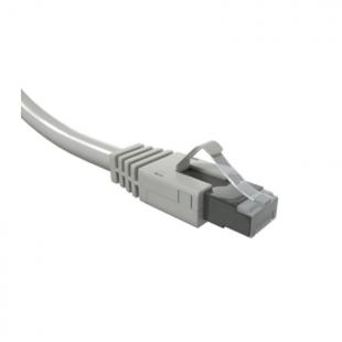 LEGLPCAB-001-0 - PATCH CORD GIGALAN ANTIBACTERIANO CAT.6A 26AWG S/FTP (BLINDADO) 0,5m CINZA - LSZH - 35080141 - LIGHTERA