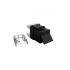 LEGLRJ06-035-5 - CONECTOR FEMEA GIGALAN CAT.6 T568A/B - PRETO UN. - 35060632 - LIGHTERA