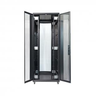 DNMTRSDP-004-0 - RACK SERVIDOR 19POL DESMONTAVEL PORTA PERF. 44U 800 X 1000 PRETO C/ GUIAS - DN-RSDP-44-80.100PT - D-NET