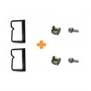 DNCNKIAG-001-0 - KIT ANEL GUIA C/ PARAFUSO E PORCA GAIOLA PRETO - DN-5520100055 - D-NET