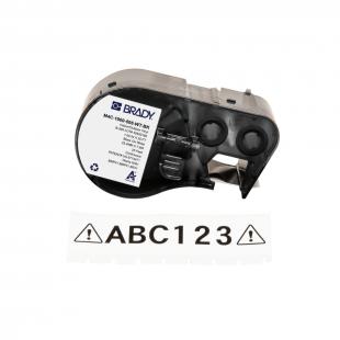 BYSIETM4-009-0 - ETIQUETA P/ M410/M510/M511 B595 VINYL PERMANENTE 1 POL X 25 PES PT NO BR - M4C-1000-595-WT-BK - BRADY