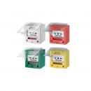 AACAACBE-001-0 - ACIONADOR DE EMERG�NCIA REARM�VEL NA/NF C/ CAPA PROTE��O E CHAVE RESET VERDE - CP-32G - ASSA ABLOY