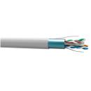 LEGGCC6A-004-2 - CABO TRANSM. DADOS GIGALAN GREEN CAT.6A F/UTP (BLINDADO) 23AWG X 4P BRANCO LSZH-3 CX 305M - 23370106 - LIGHTERA