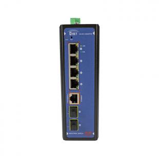 DNNWSIPB-001-0 - SWITCH INDUSTRIAL 4 PORTAS POE 10/100/1000 GEREN. + 2 PORTAS SFP 1.25GB S/ FONTE - DN-IPS-33064PFM - D-NET