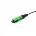 LESPACCO-001-0 - KIT DE 10 CONECTORES OPTICOS DE CAMPO SM SC-APC CLIP ON 2.0 PARA CABOS FLAT 3X2MM E CIRCULAR 3MM - 35400109 - LIGHTERA