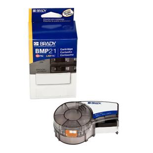 BYSIETM2-015-0 - ETIQUETA P/ M210/M211 B595 VINYL PERMANENTE 0.75 POL X 21 PES PT NO AM - M21-750-595-YL - BRADY