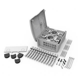 LETLDDMD-001-0 - DIO CDOI12 MODULO BASICO LC/SC PAREDE 12F CINZA - 35261167 - LIGHTERA