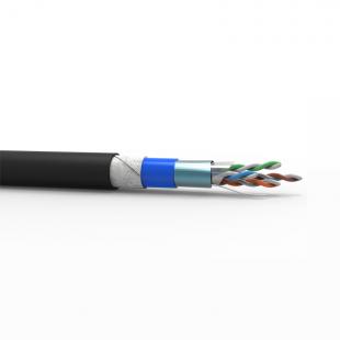 LEINCC5E-005-0 - CABO TRANSM. DADOS MULTILAN CAT.5E F/UTP INDOOR/OUTDOOR (BLINDADO) 24AWG X 4P PRETO CM DC - 23350010 - LIGHTERA
