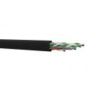 LEGGCC06-008-0 - CABO TRANSM. DADOS GIGALAN GREEN CAT.6 U/UTP INDOOR/OUTDOOR 23AWG X 4P PRETO CMX - 23400092 - LIGHTERA