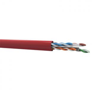LEGLCC06-007-2 - CABO TRANSM. DADOS GIGALAN CAT.6 U/UTP 23AWG X 4P VERMELHO CMR CX 305M - 23400070 - LIGHTERA